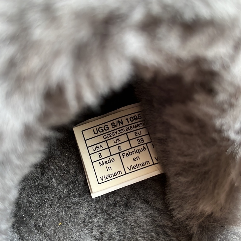 Ugg Fluff Yeah Slide Fuzzy Slippers With Back Str… - image 5